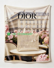 Dior Throw Blankets